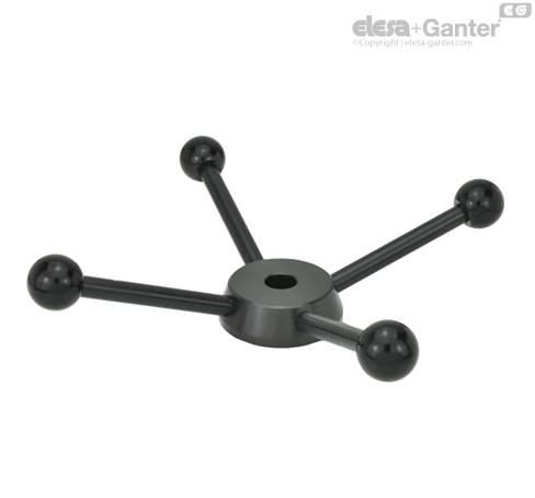 GN 213-B Turret Levers Without keyway | Elesa+Ganter